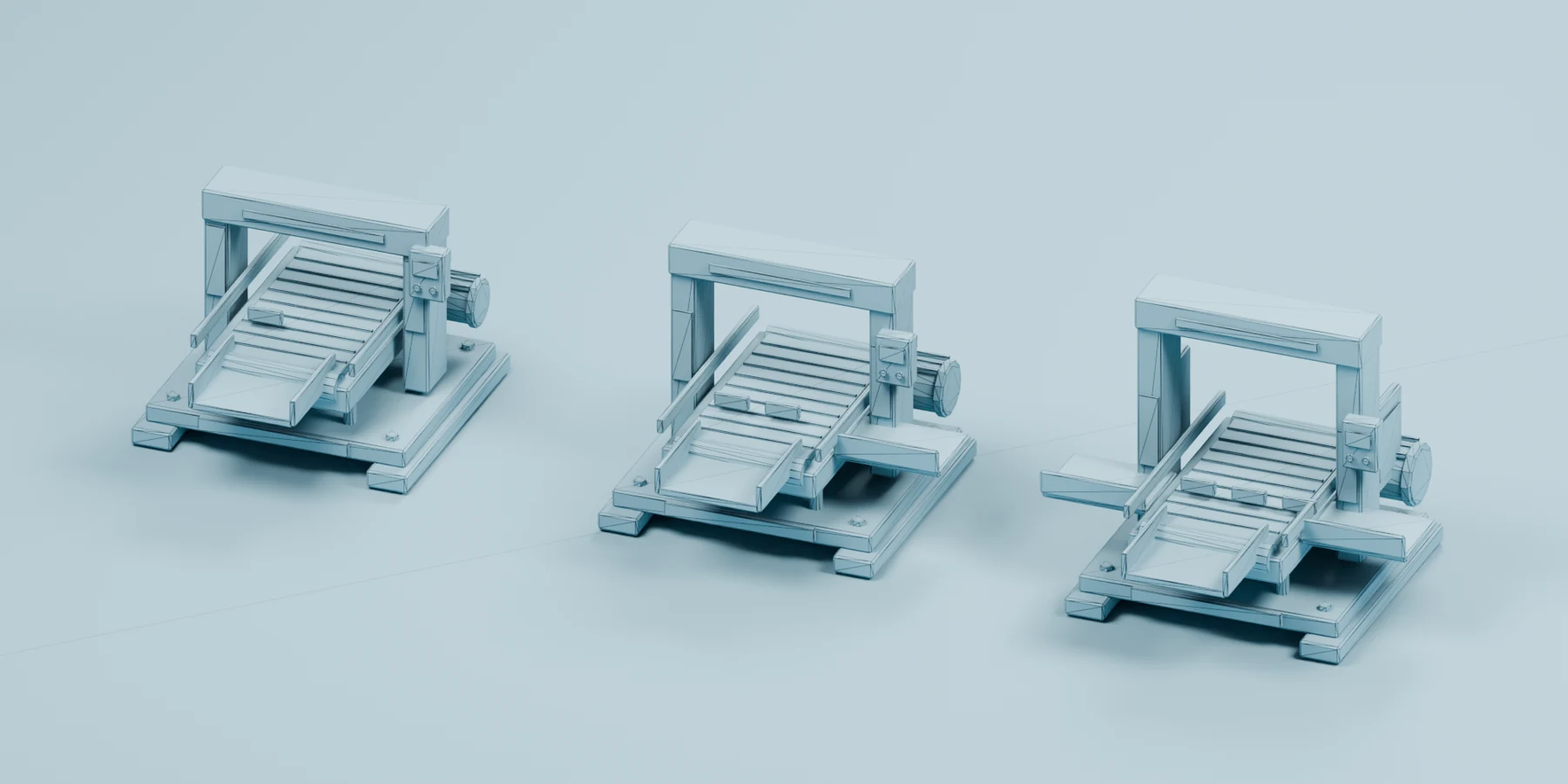 Conveyor Sorter · Wireframe