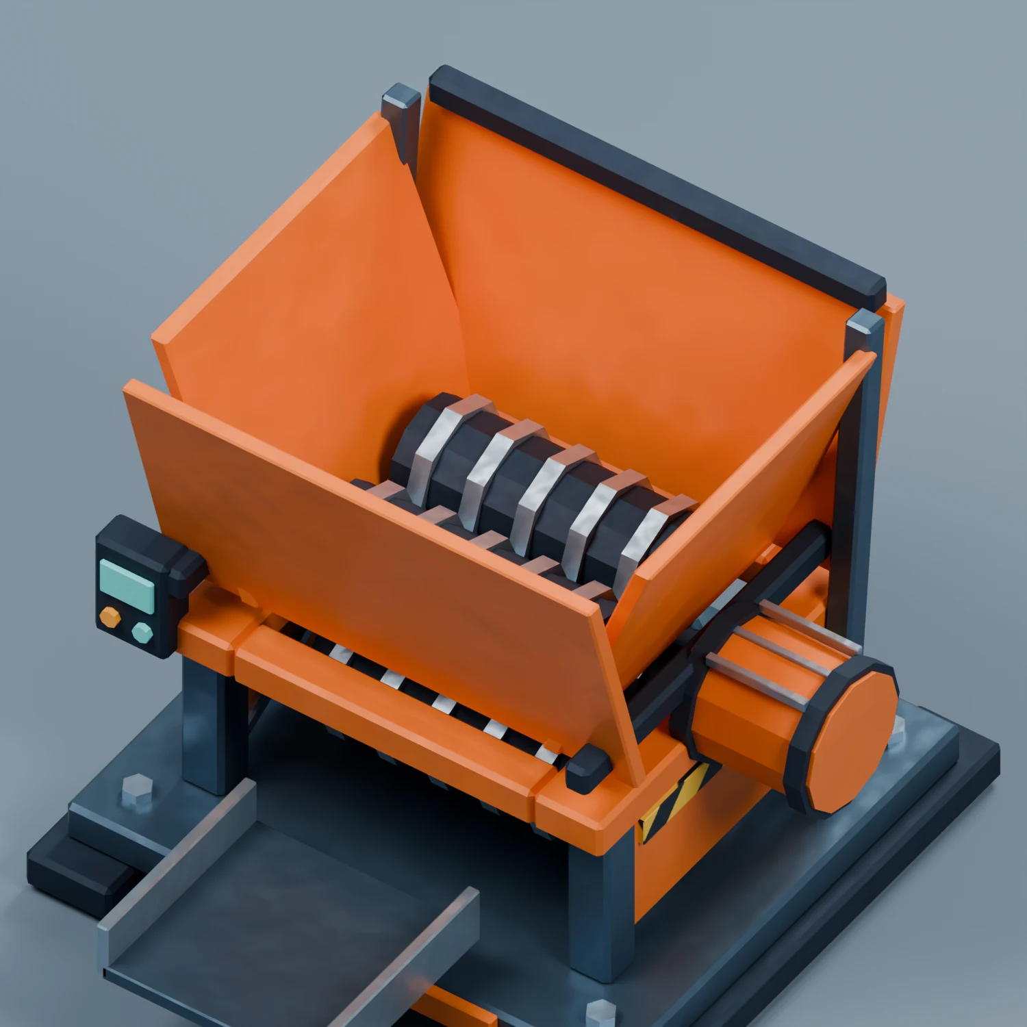 Scrap Crusher · Mechanical detail